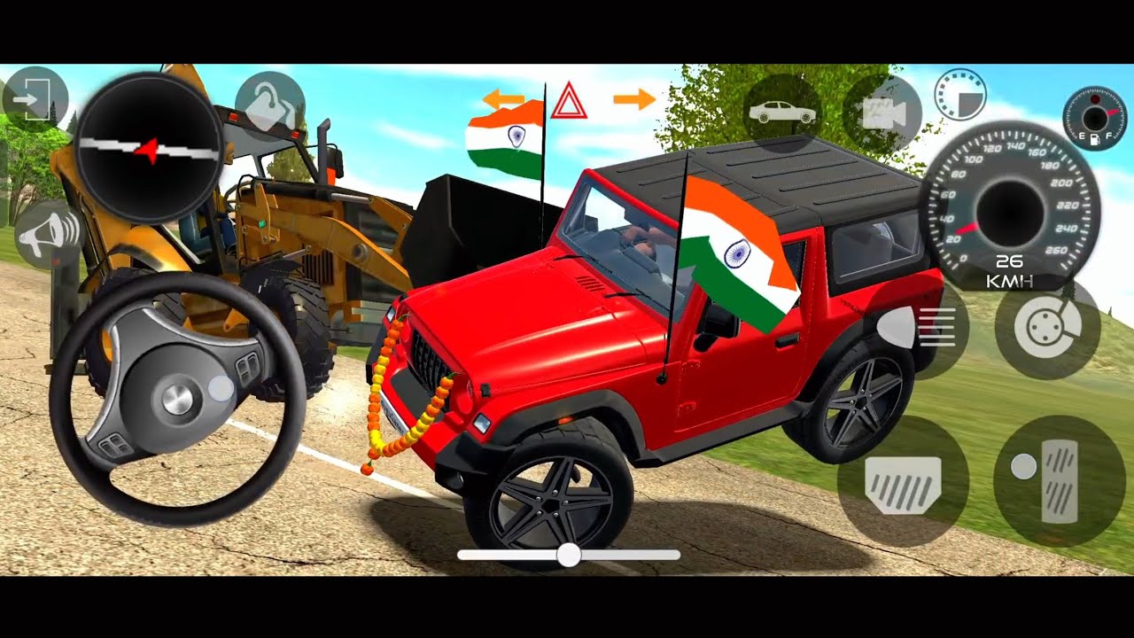 Modified Mahindra Thar 😈 Games: Indian Red Thar (Gadi Wala Games) Car Game Android Game – #2026