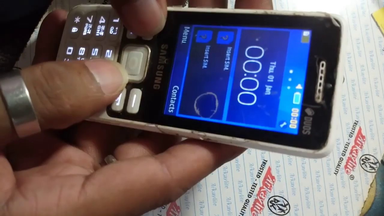 How to Samsung sm-b350e/d hard reset & unlock keypad mobile