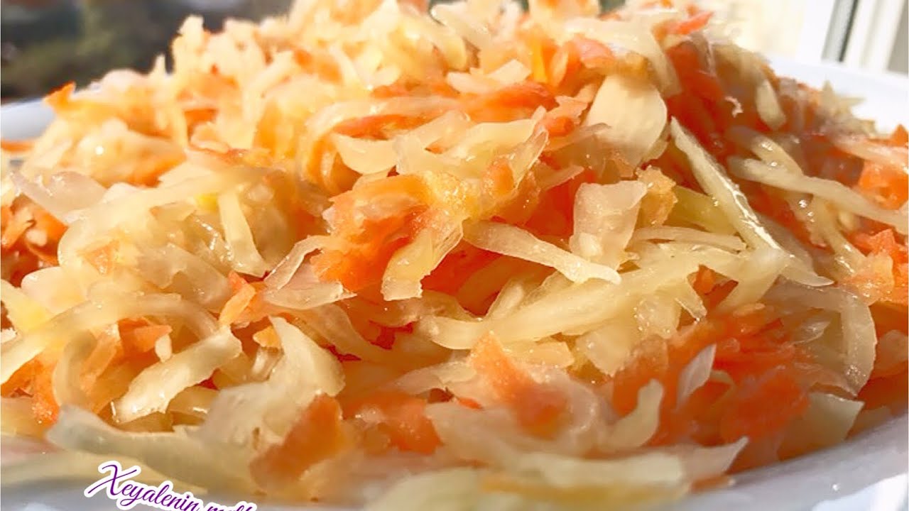 MALAKAN ÜSULLA KƏLƏMİN HAZIRLANMASI. КАПУСТА  КВАШЕНАЯ ПО МОЛОКАНСКИ(БЫСТРЫЙ СПОСОБ).LAHANA SALATASI