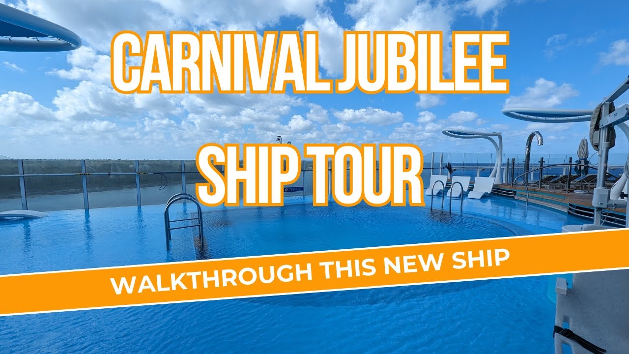 Carnival Jubilee 2024: Walkthrough Cruise Ship Tour