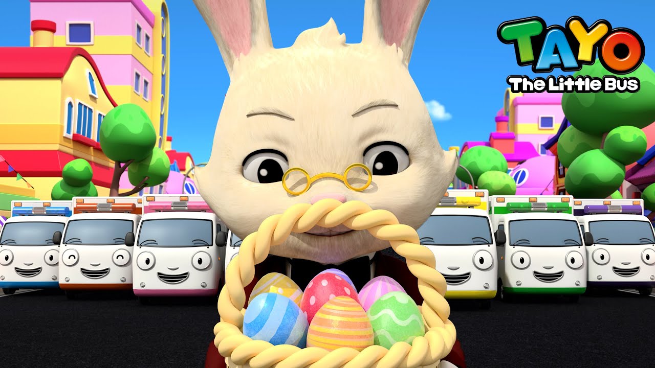 タヨ 童謡と子供の歌 l 色の学習 l ゆうかんなくるま イースターカラーソング l イースターの日  l Tayo Japanese