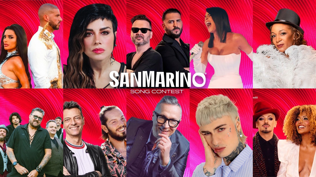 Eurovision | San Marino Song Contest 2026 &ndash; The 10 Big Artists in the National Final
