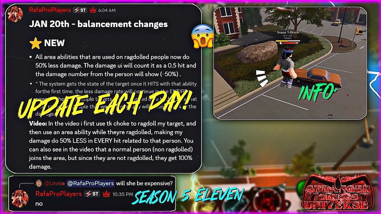 UPDATE EACH DAY, NEW CODE, S5 ELEVEN INFORMATION ⭐️ | Stranger Things Universe | STU | SiredToKlaus_