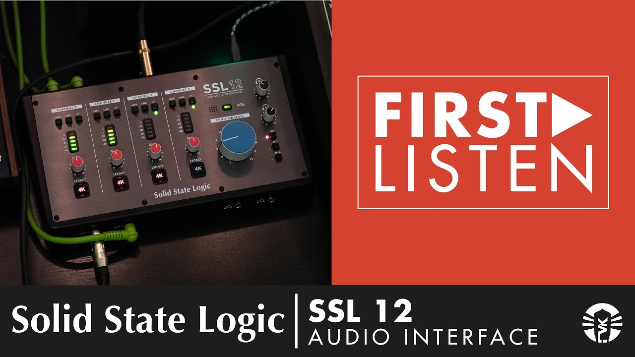 Запись с помощью USB-аудиоинтерфейса Solid State Logic SSL12