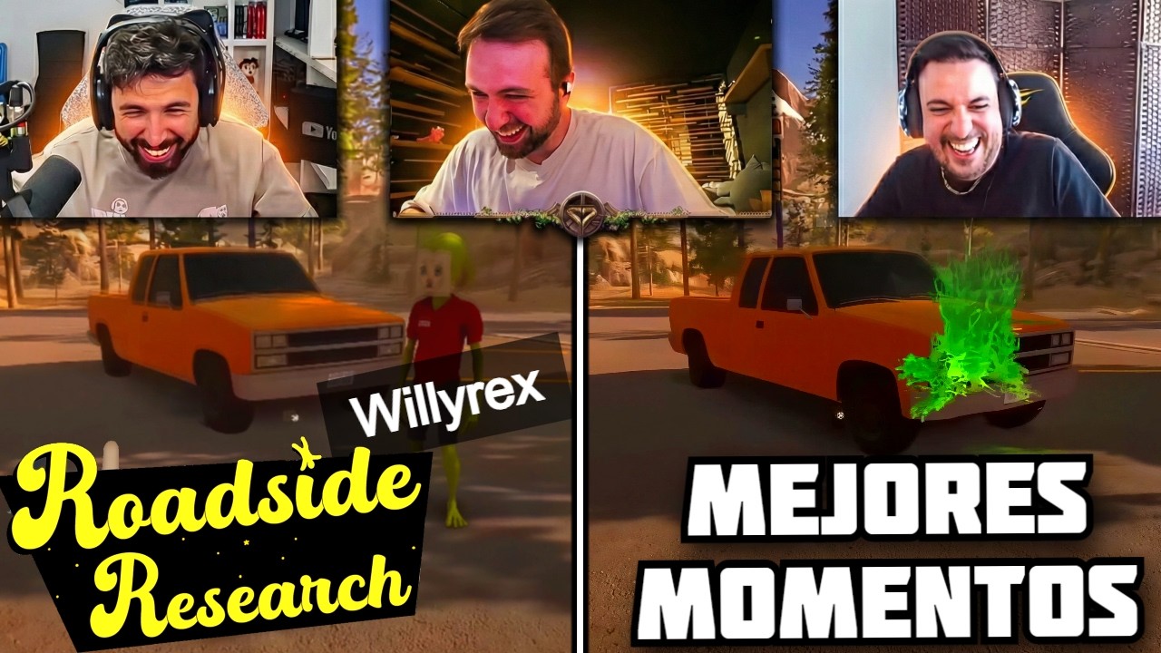MEJORES MOMENTOS VEGETTA WILLY FARGAN en Roadside Research 😂🤣