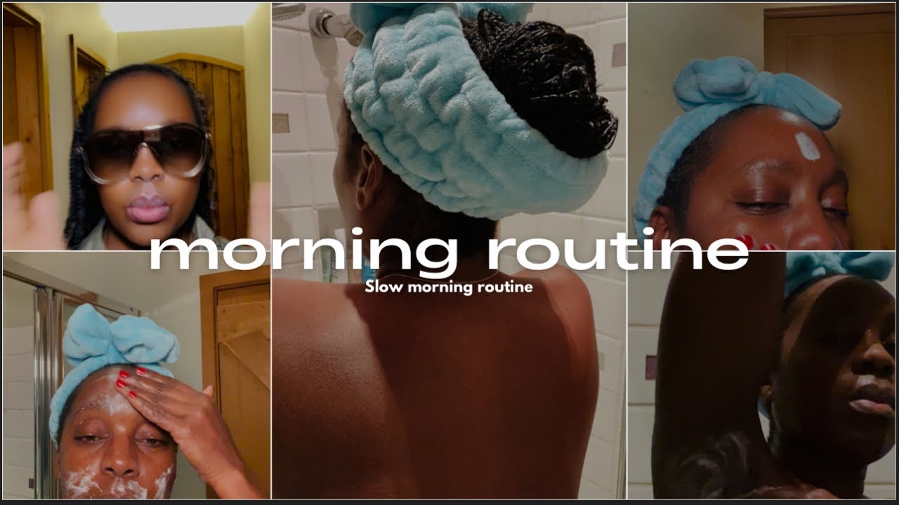Countryside Slow Morning | skin & shower care routine  + more #morningskincareroutine#glowingskin