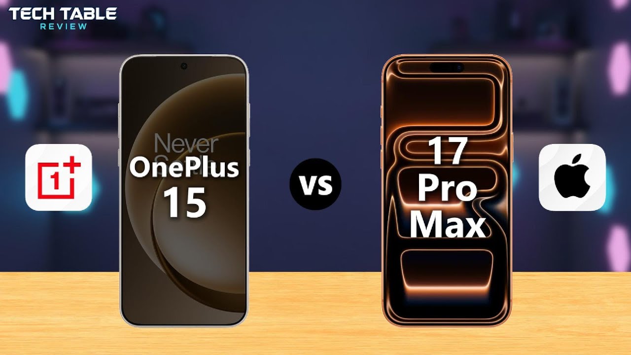 OnePlus 15 VS iPhone 17 Pro Max &ndash; Is iPhone Truly Better?