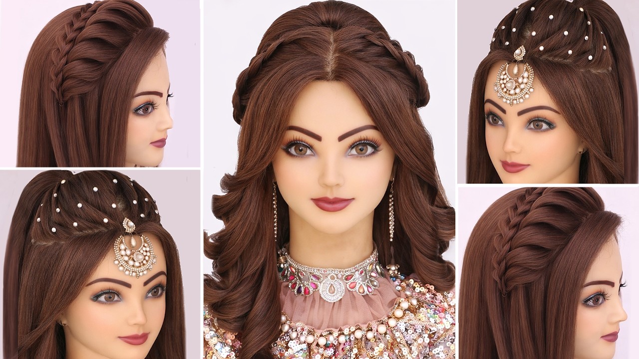 3 Easy different type of hairstyles - beautiful curly hairstyle for girls | simple Holi hairstyle