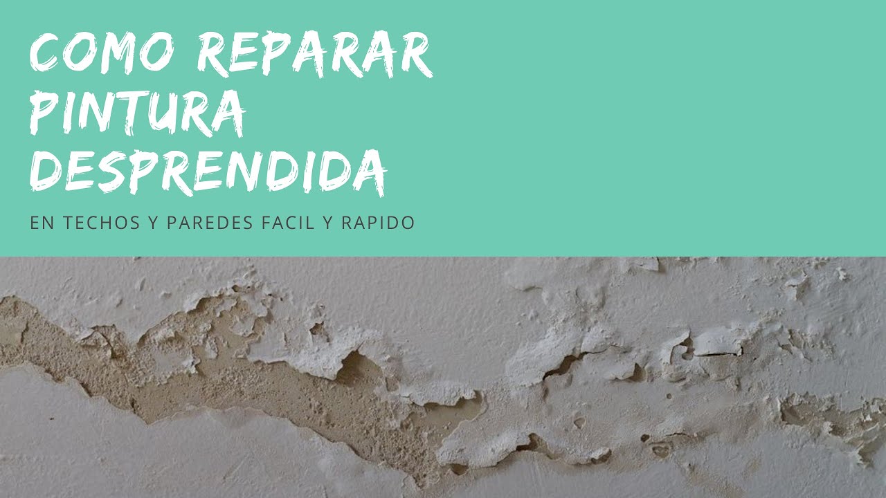 Como reparar la pintura desprendida con masilla