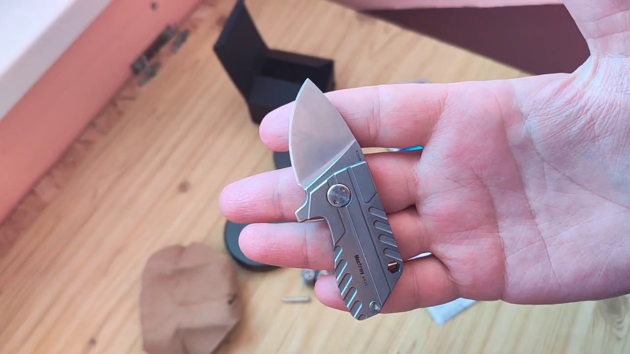 Обзор ножа MecArmy EK35 - игрушка с ТС4 и S35VN