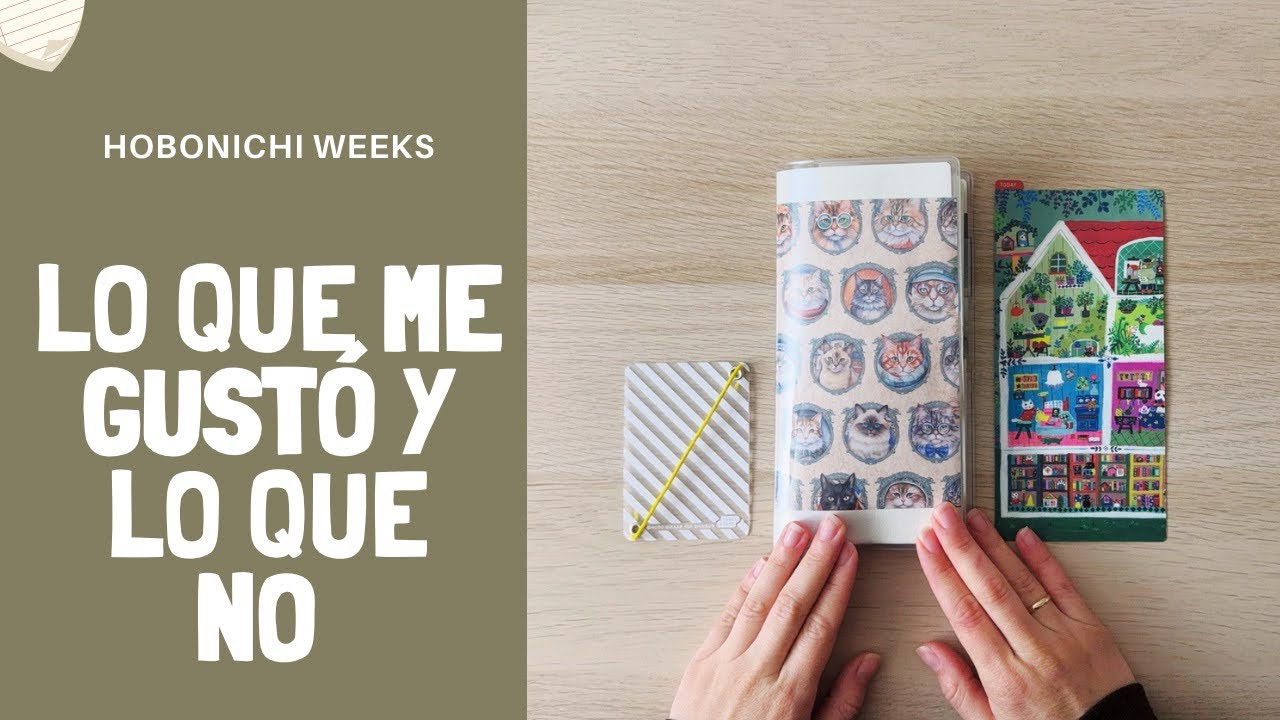 Mi experiencia usando Hobonichi Weeks durante un año | Lo que me gustó y lo que no me funcionó