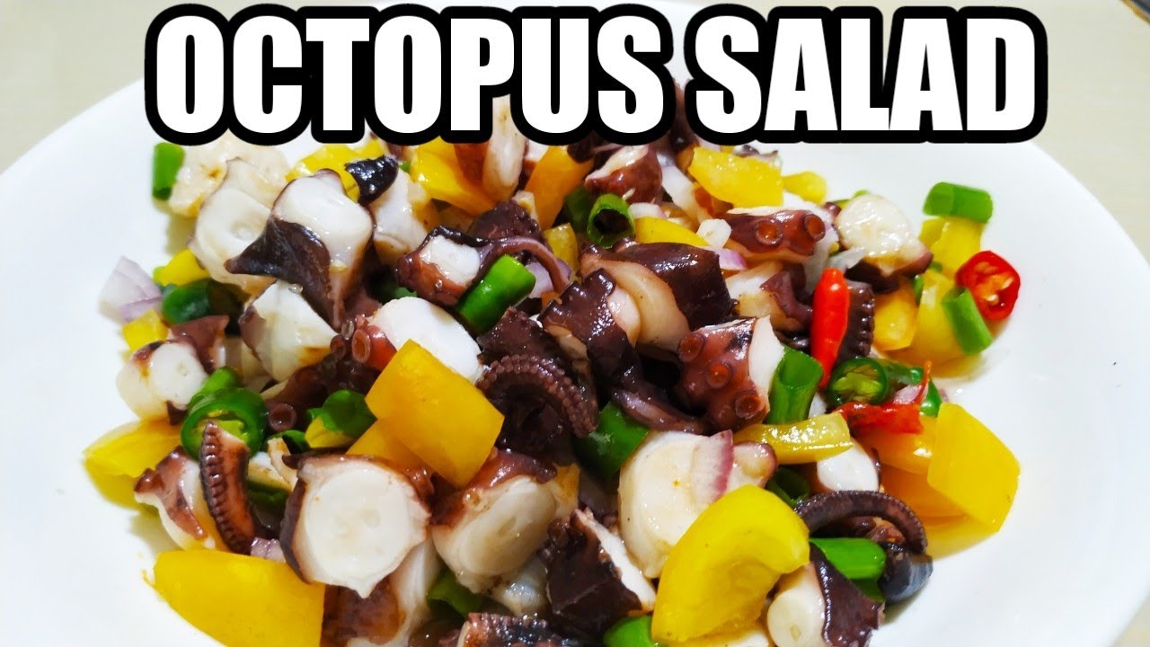 HOW TO MAKE OCTOPUS SALAD | TASTY OCTOPUS SALAD RECIPE