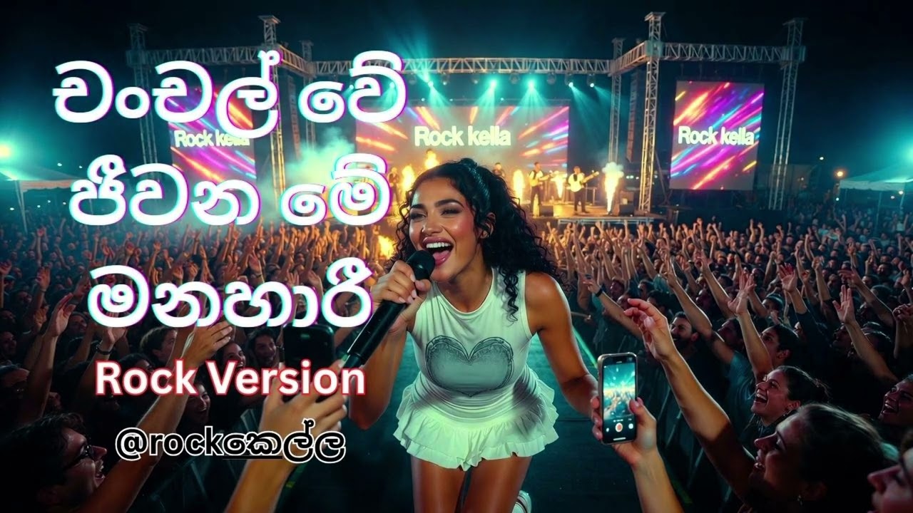 Preethi Preethi ප්‍රීතී ප්‍රීතී Rock Version @Rockකෙල්ල-d3k #rock #metal #coversong