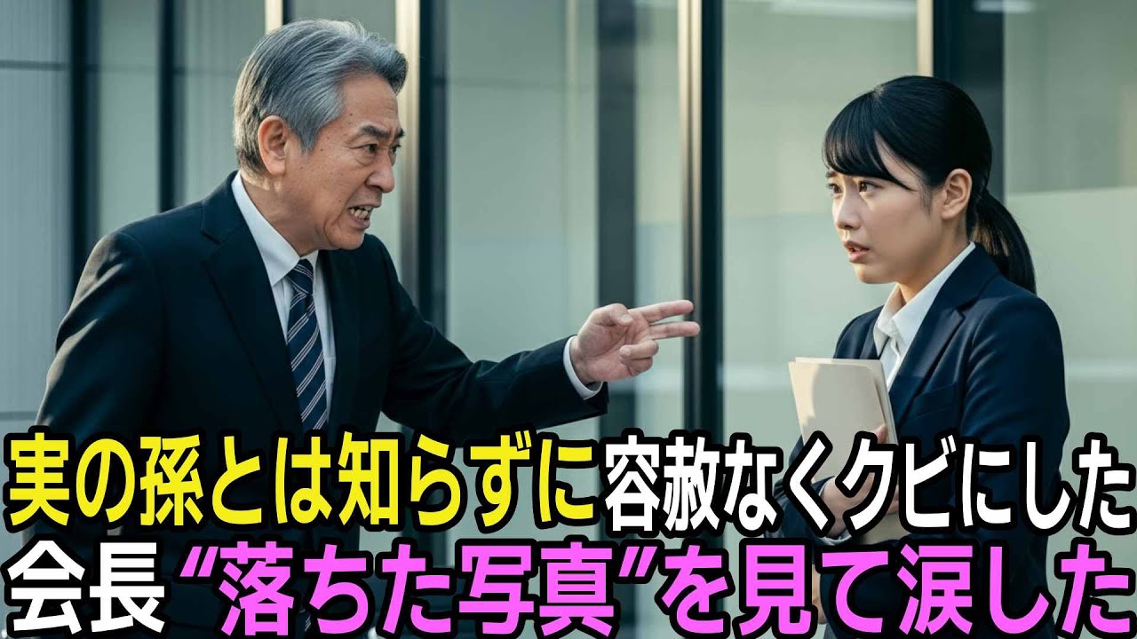 会長は知らなかった。解雇した社員が“亡き息子の娘”だったということを。
