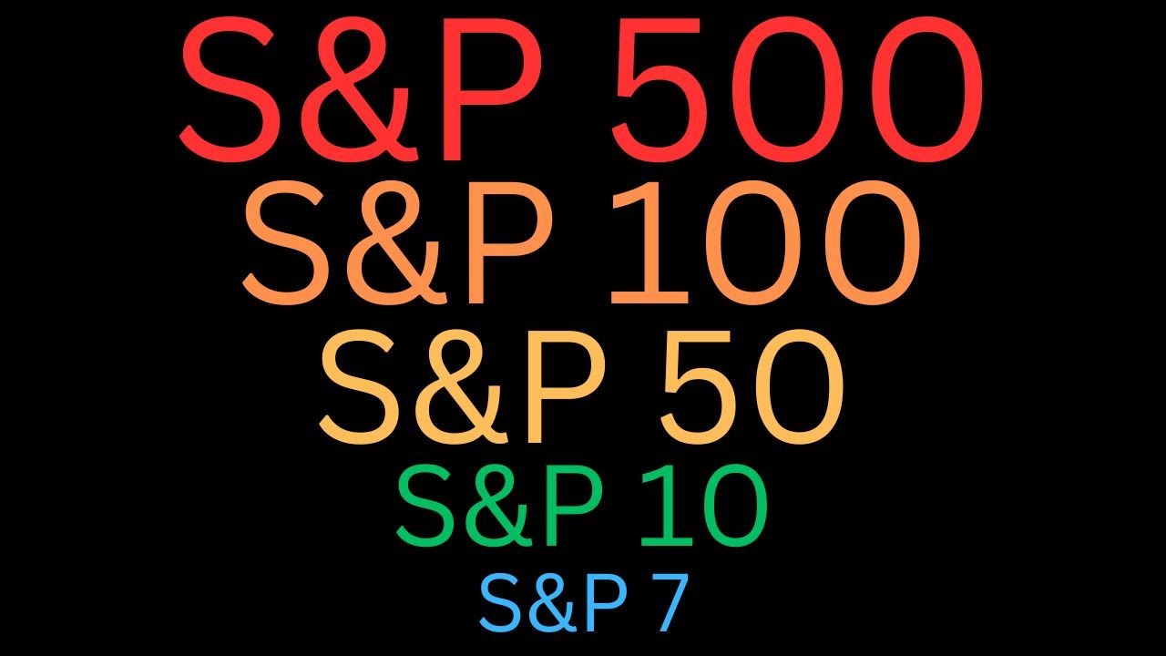 Which Has Performed the Best: S&P 500 vs S&P 100 vs S&P 50 vs S&P 10 vs S&P 7?