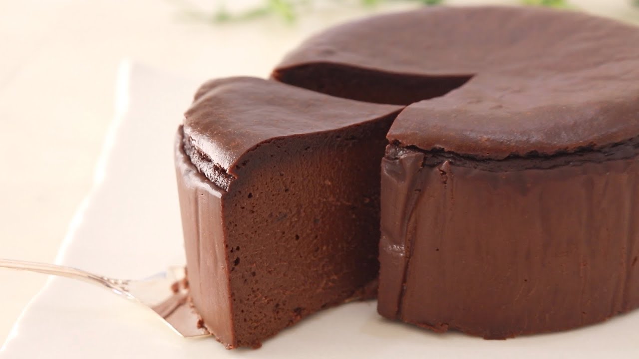 驚愕する程濃厚すぎるベイクドチョコチーズケーキ Baked chocolate cheesecake