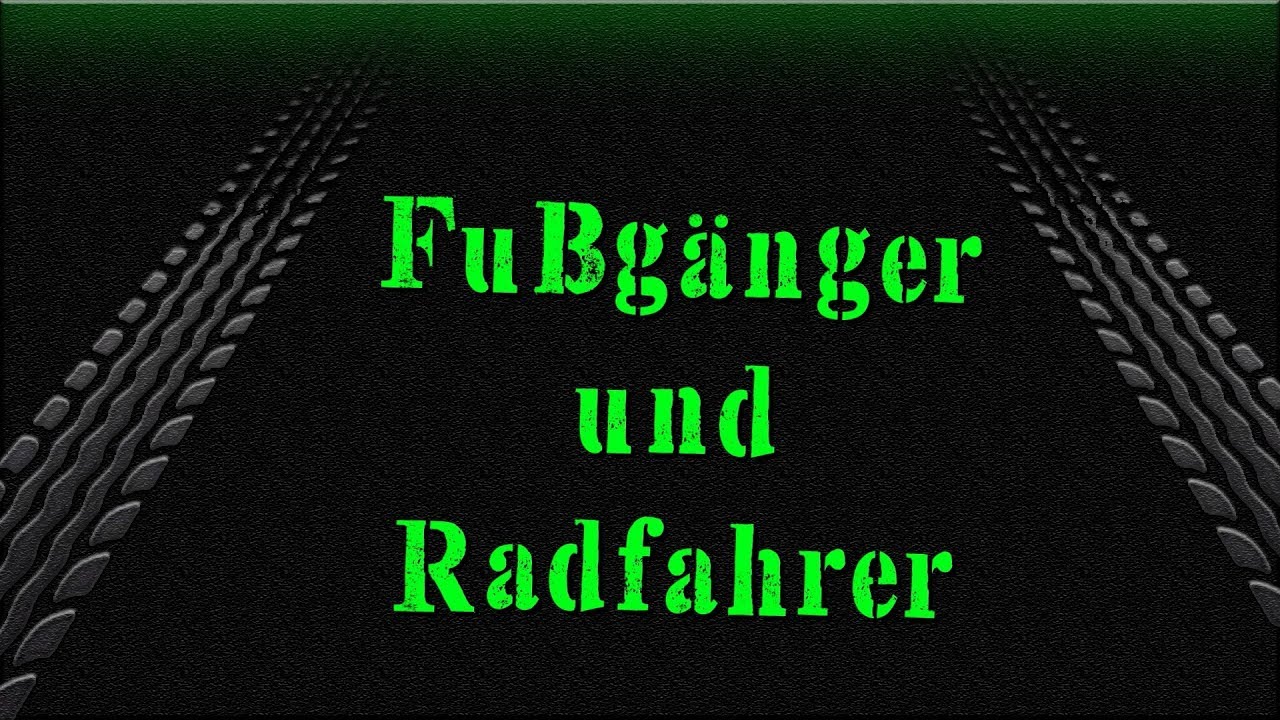 Fußgänger und Radfahrer: Wie verhalte ich mich?