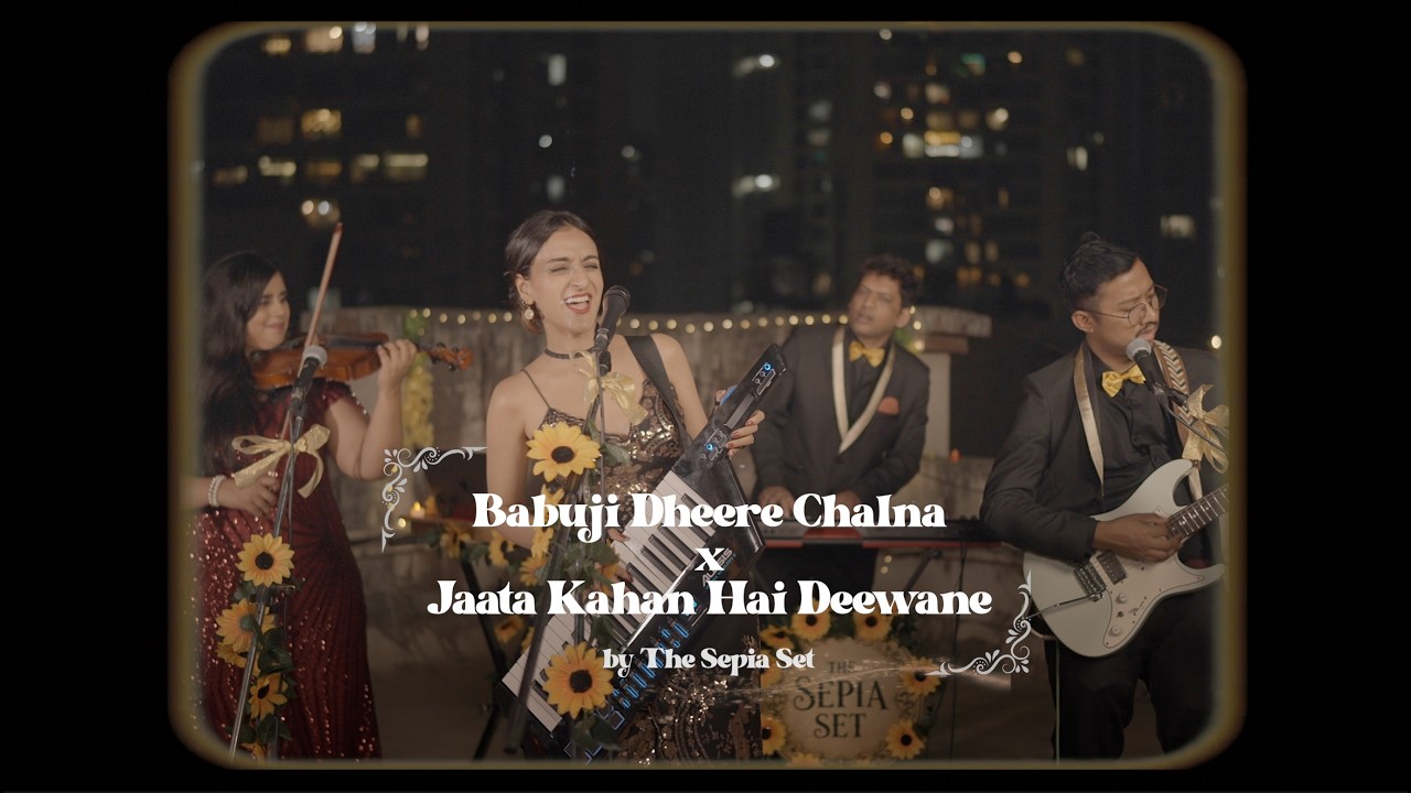 Babuji Dheere Chalna x Jaata Kahan Hai Deewane | The Sepia Set by Neha Karode