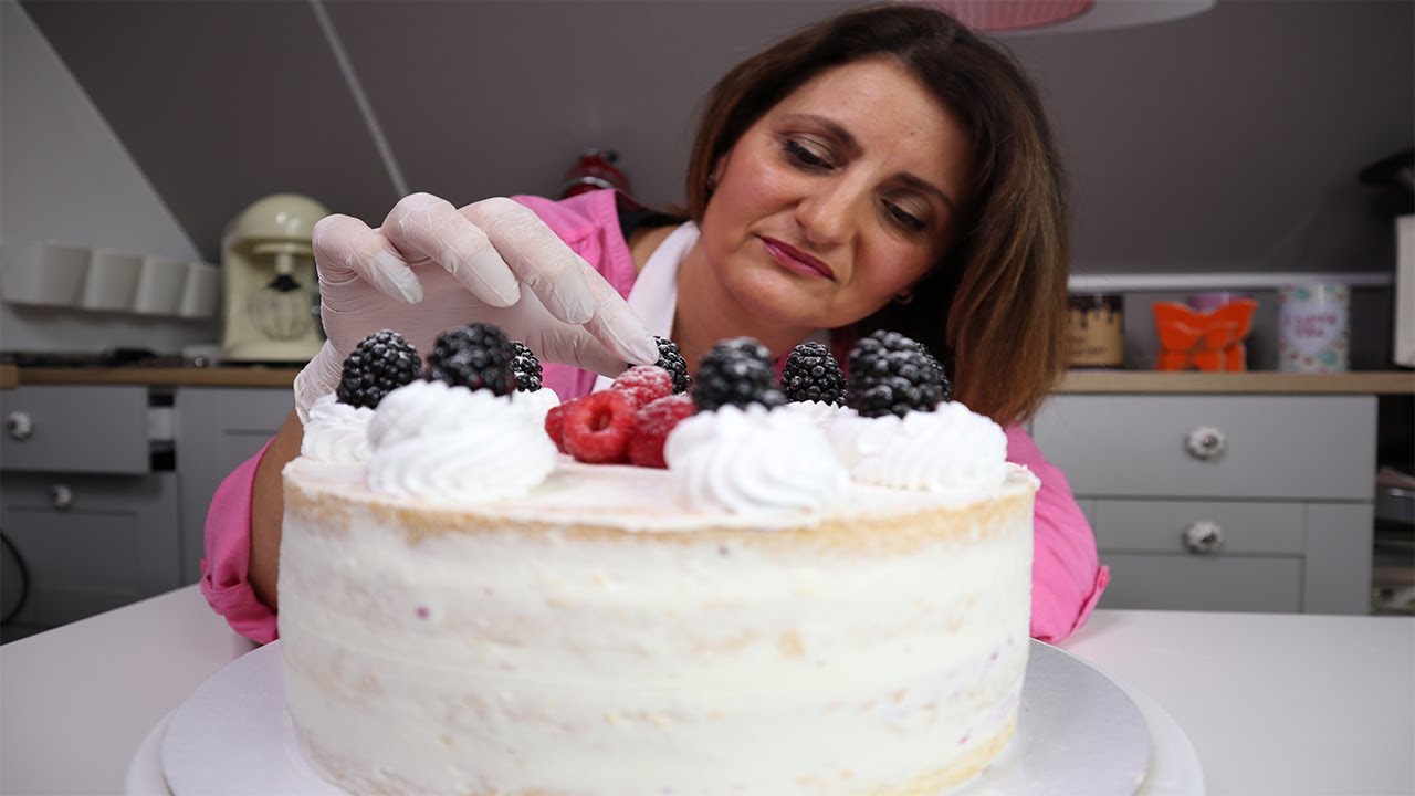 der beste Naked Cake mit einen Waldfrucht-Mix/ Weeding Cake🍰🎂