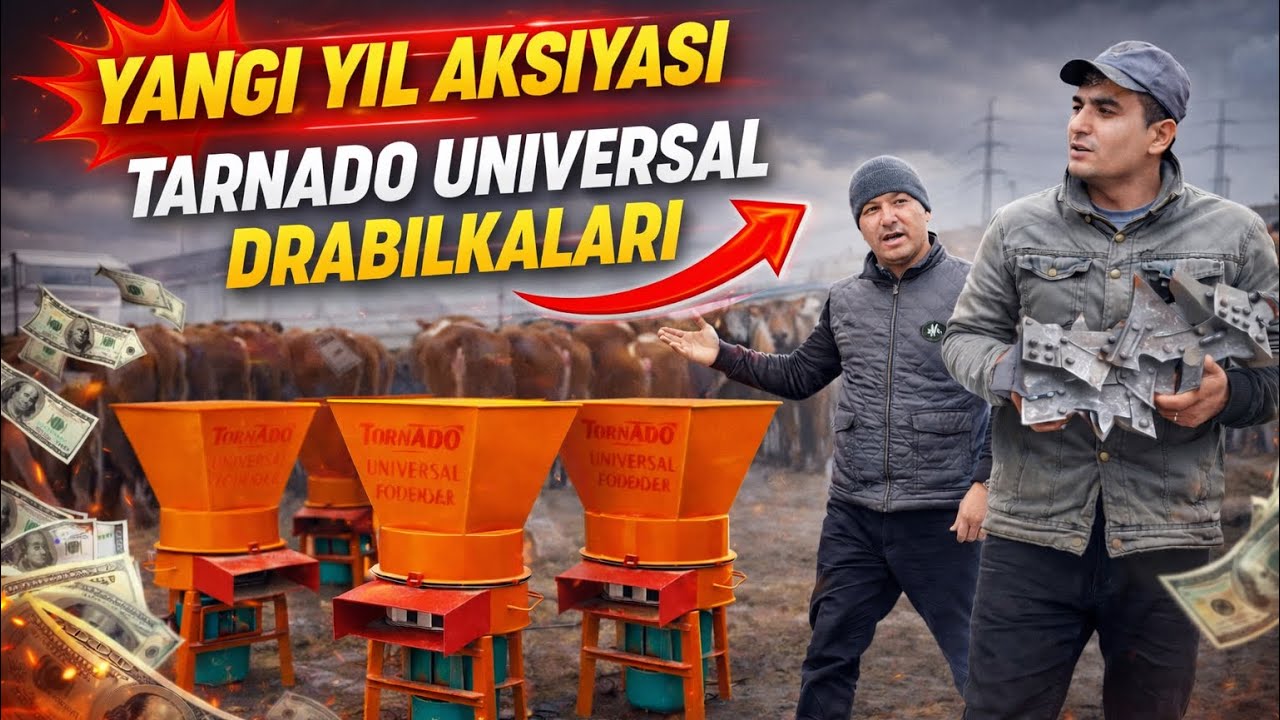 TARNADO💯UNVERSAL✅DRABILKALAR MEGA YANGIYIL AKSIYASINI📈BOSHLADI🔥