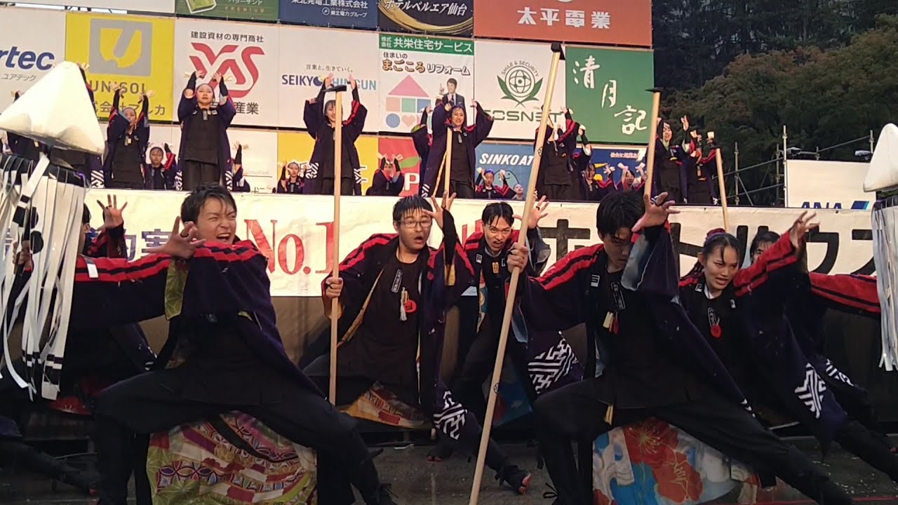 2025・10月11日・宮城県仙台市・ジュニア大賞!!みちのくYOSAKOIジュニア大賞!YOSAKOI・直木賞作家今村翔吾ダンスプロジェクト「羽州ぼろ鳶組　火喰鳥」・仙台みちのくYOSAKOIまつり