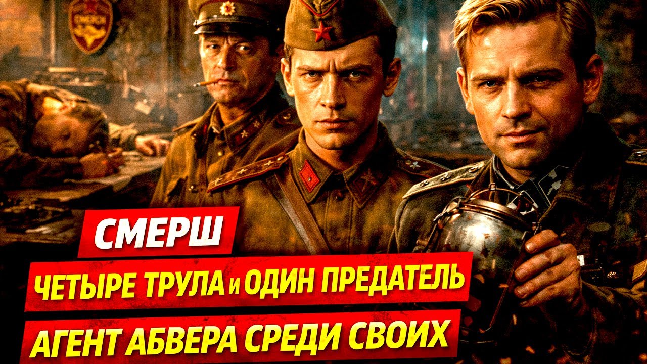 СМЕРШ. ЧЕТЫРЕ ТРУПА И ОДИН ПРЕДАТЕЛЬ: АГЕНТ АБВЕРА СРЕДИ СВОИХ