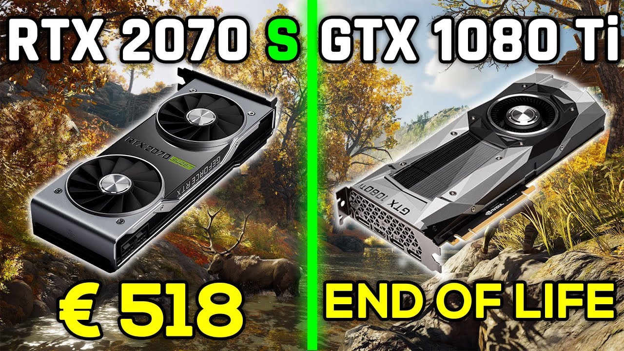RTX 2070 SUPER OC vs GTX 1080 Ti OC (Gaming, Temperatures, Power Consumption)