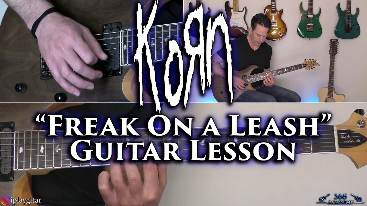 Korn - Freak On a Leash Урок игры на гитаре