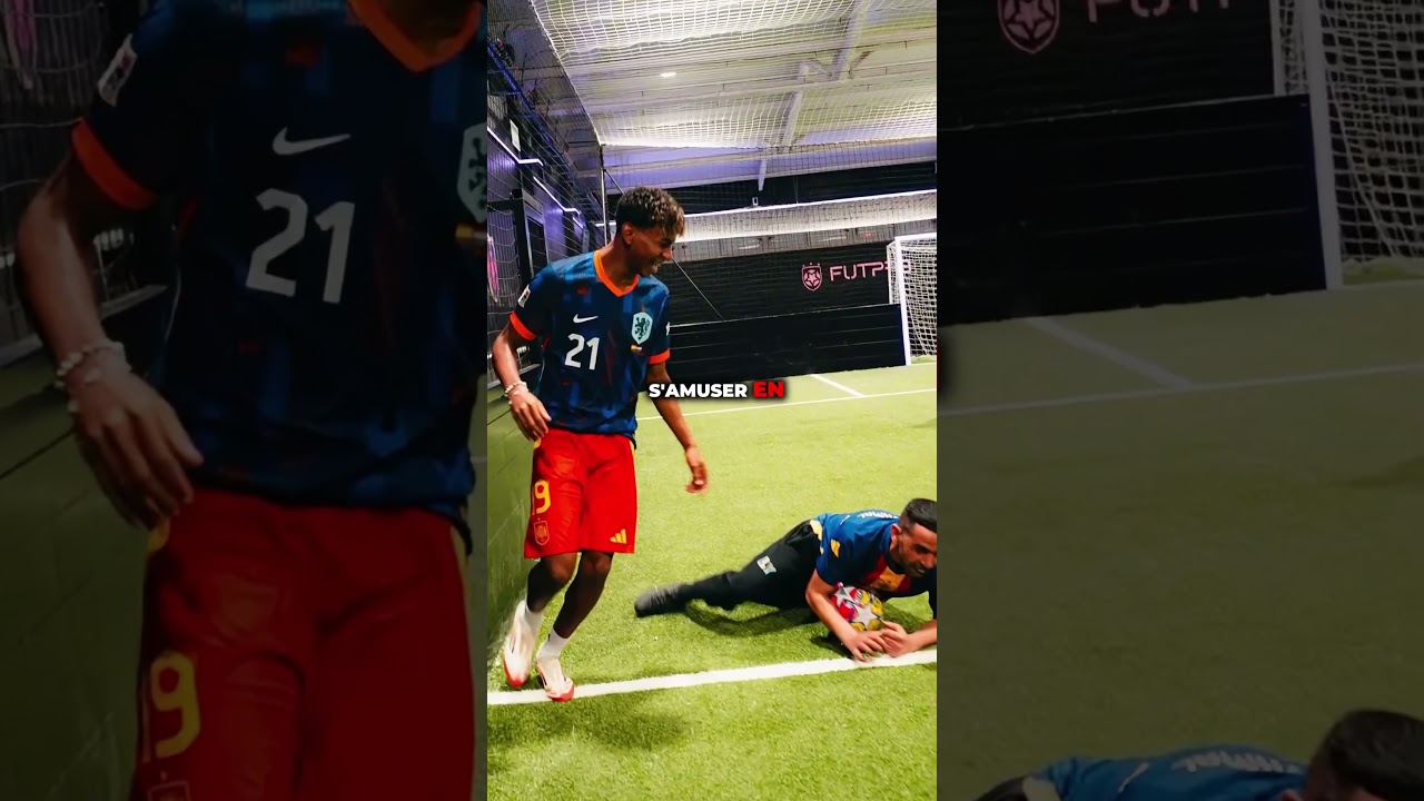 Yamal humilie sa famille au foot à 5 😅 