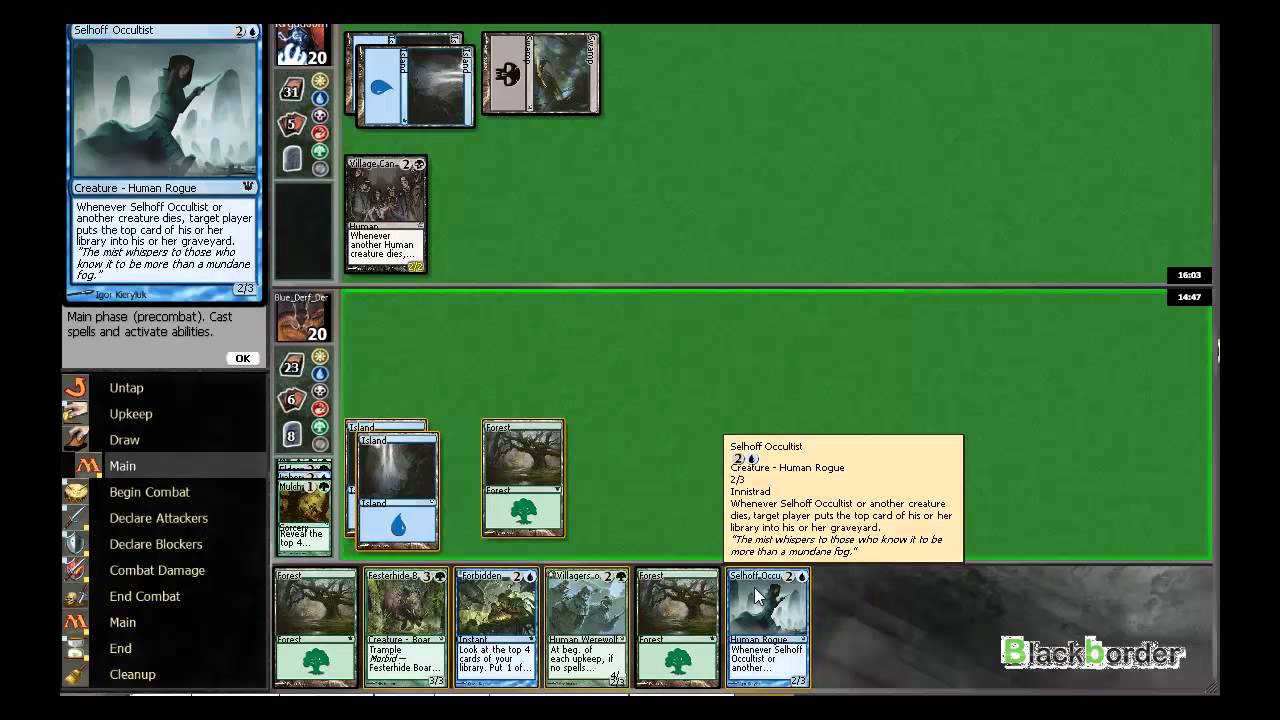 www.blackborder.com Innistrad Sealed 1 - Round 3