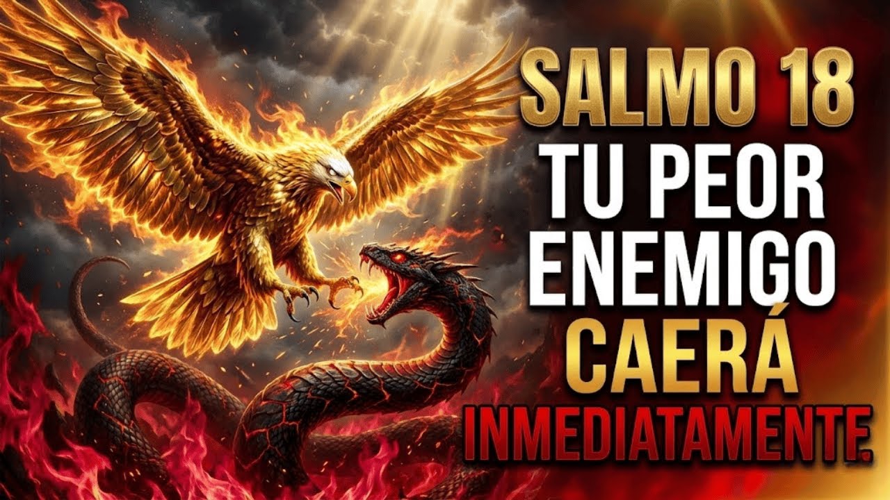 SALMO 18: ROMPE CADENAS, DESTRUYE ENEMIGOS Y DESATA LA VICTORIA DIVINA SOBRE TU VIDA