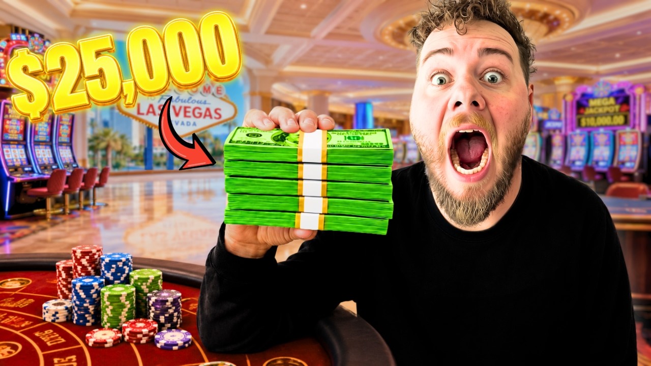 I RISKED $25,000 AT THE BLACKJACK TABLE IN LAS VEGAS
