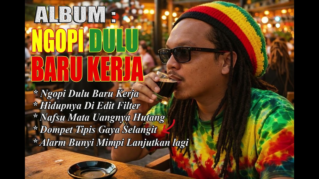 NGOPI DULU BARU KERJA - GIGI COMPES MUSIK RANDOM #positivevibes #reggaeindonesia #ngopi