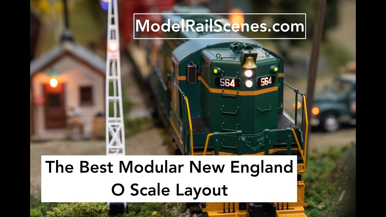 Best Modular New England O Scale Layout! ModelRailScenes