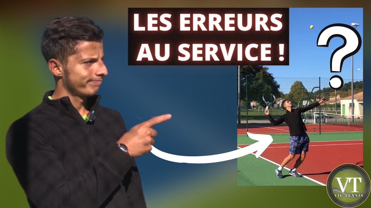 4 ERREURS AU SERVICE AU TENNIS !  ❌( À ne pas faire ! )❌