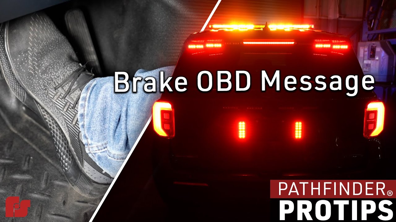 Federal Signal Pathfinder ProTips | Brake OBD Message