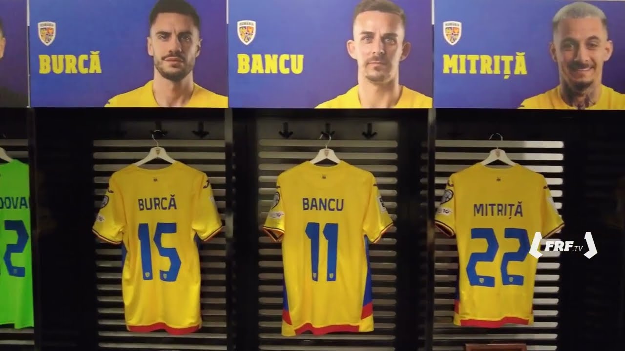 Vestiarul de la Arena Națională îi așteaptă pe tricolori înainte de România - Bosnia-Herțegovina
