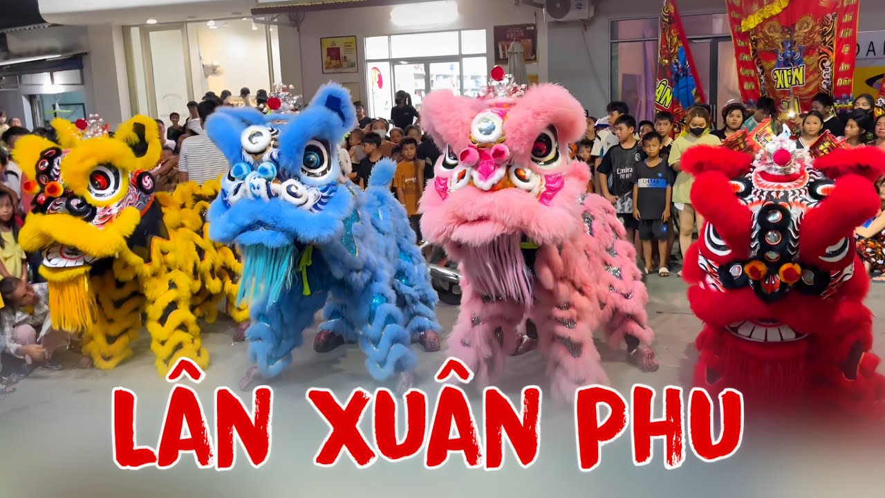 Lion Dance: XUAN PHU & HONG PHAT Festival. Лучший фестиваль середины осени: Lion Dance в Туйане |...