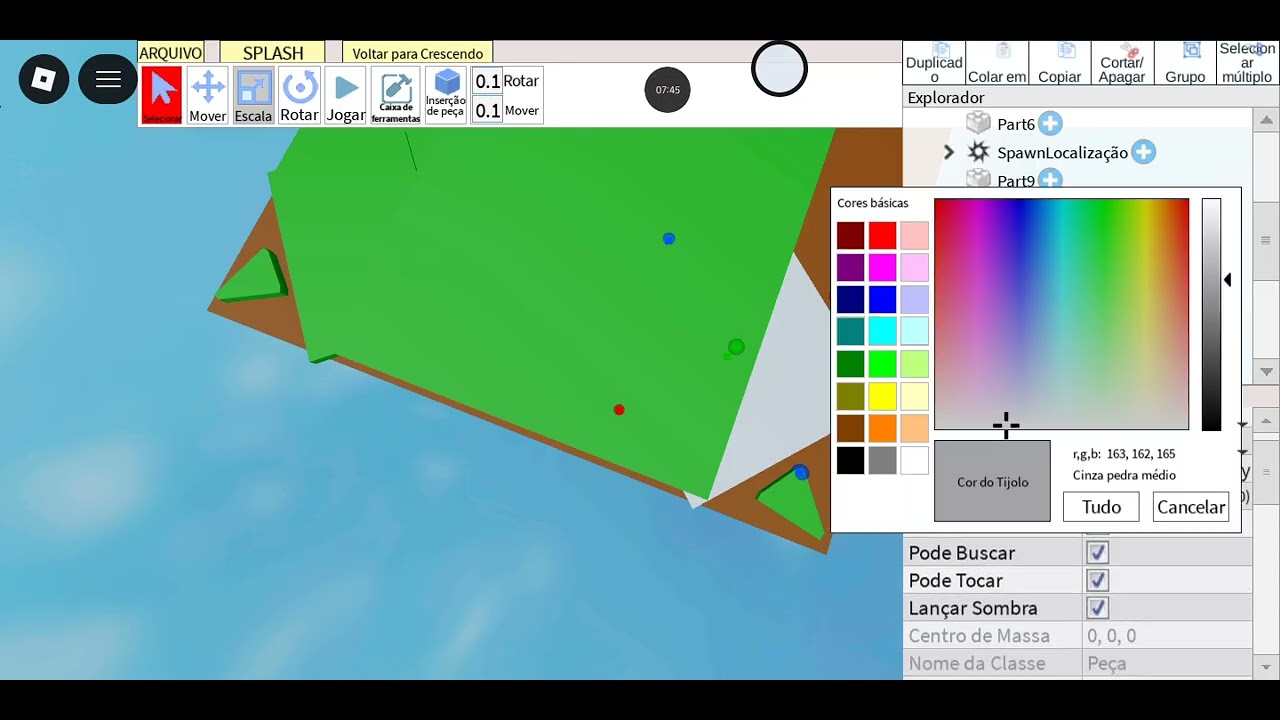 Passei 2 horas modelando o meu jogo