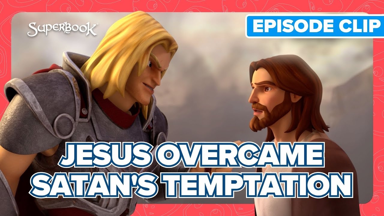 Jesus Was Tested in the Wilderness | Superbook - Jesus in the Wilderness English Clip
