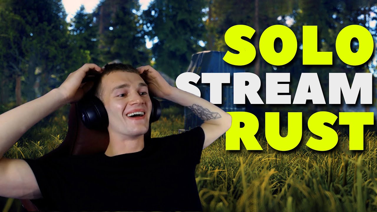 НОЧНОЕ СОЛО ВЫЖИВАНИЕ! БИСКВИТ СТРИМИТ RUST/RUST