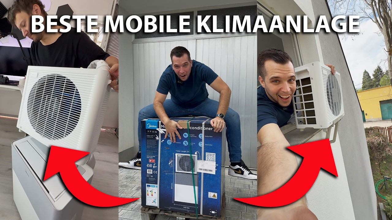 Split Klimaanlage einfach selbst installieren - Midea Portasplit - Beste mobile Klimaanlage 2025