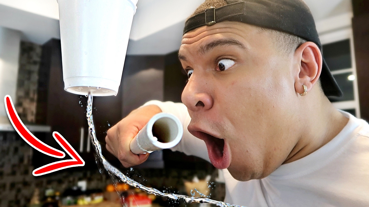 EXPERIMENT MAGIC WATER BENDING STICK!! (INSTANTLY BEND WATER) DIY WATER TRICKS