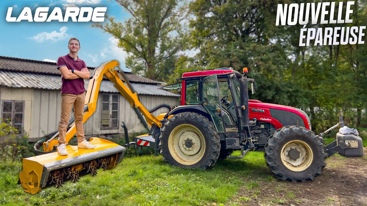 NOUVELLE ÉPAREUSE A LA FERME !