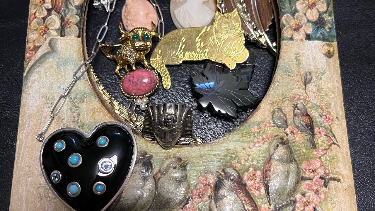 Vintage Jewelry Haul ! mini Unbagging!