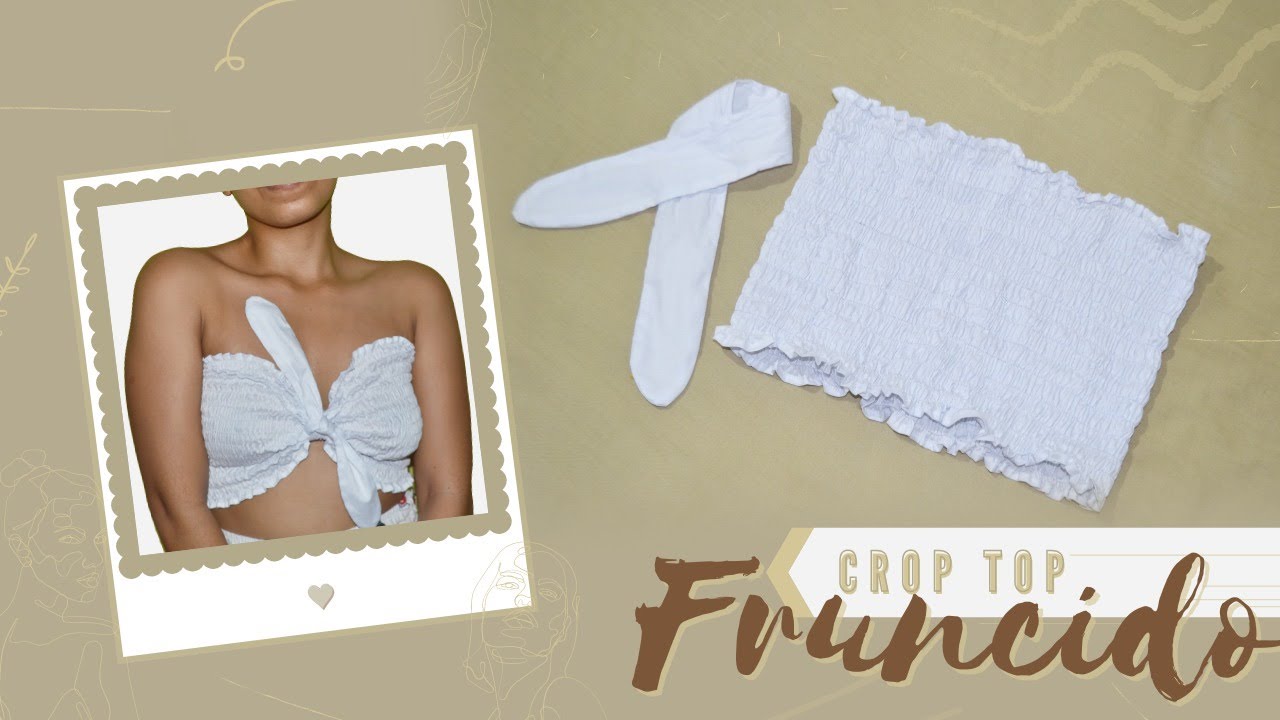 Crop Top FRUNCIDO (con hilo elástico)- YLCTheOnly