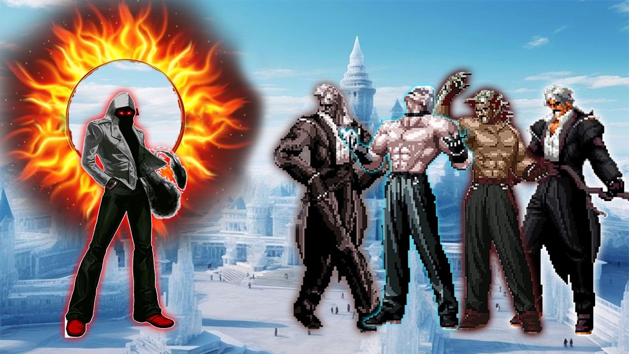 [Mugen KOF] Neo Kyo Vs Ultimated Bosses Rugal Bernstein Team