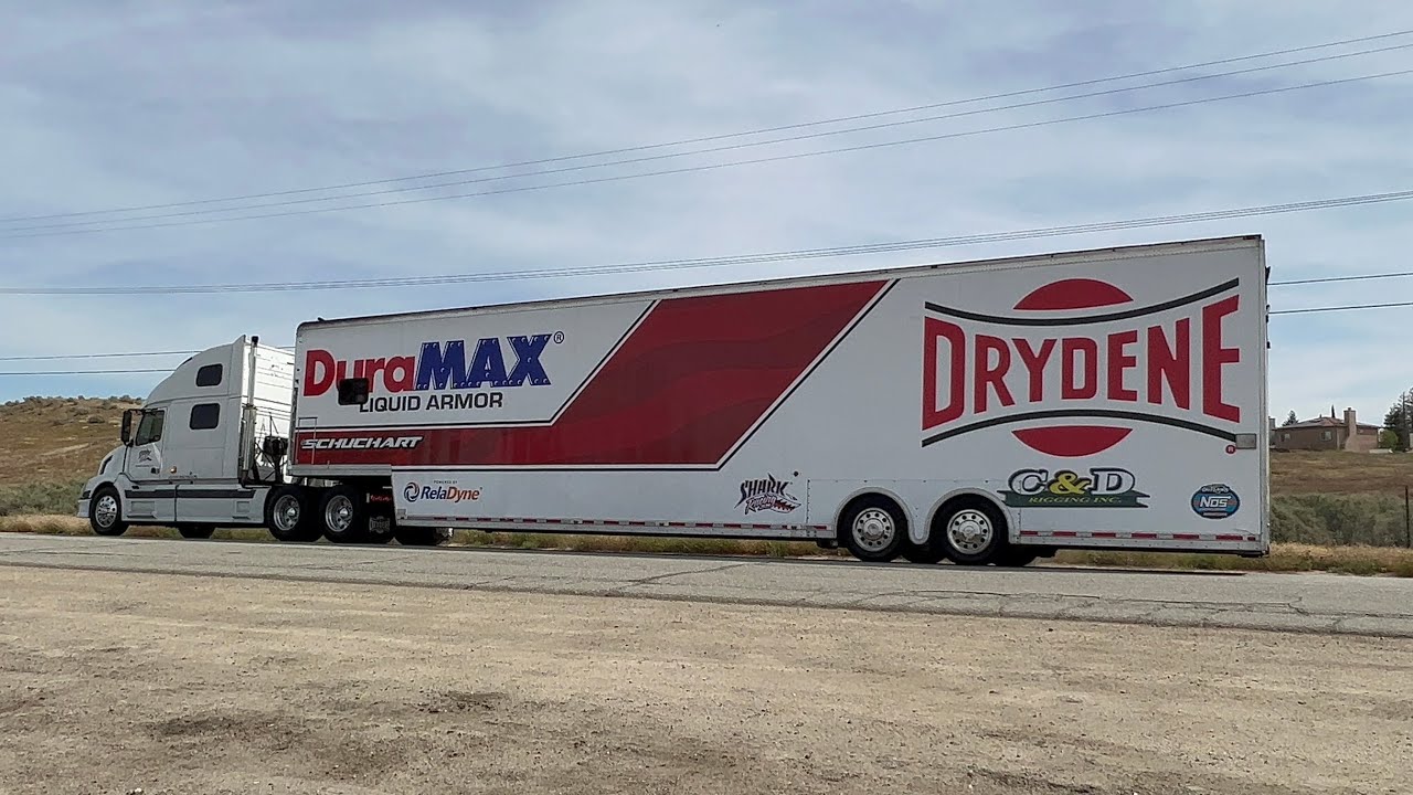 Truck Rigs of The World of Outlaws Sprint Cars Pull Into Bakersfield Speedway, March 25, 2022 Part 1