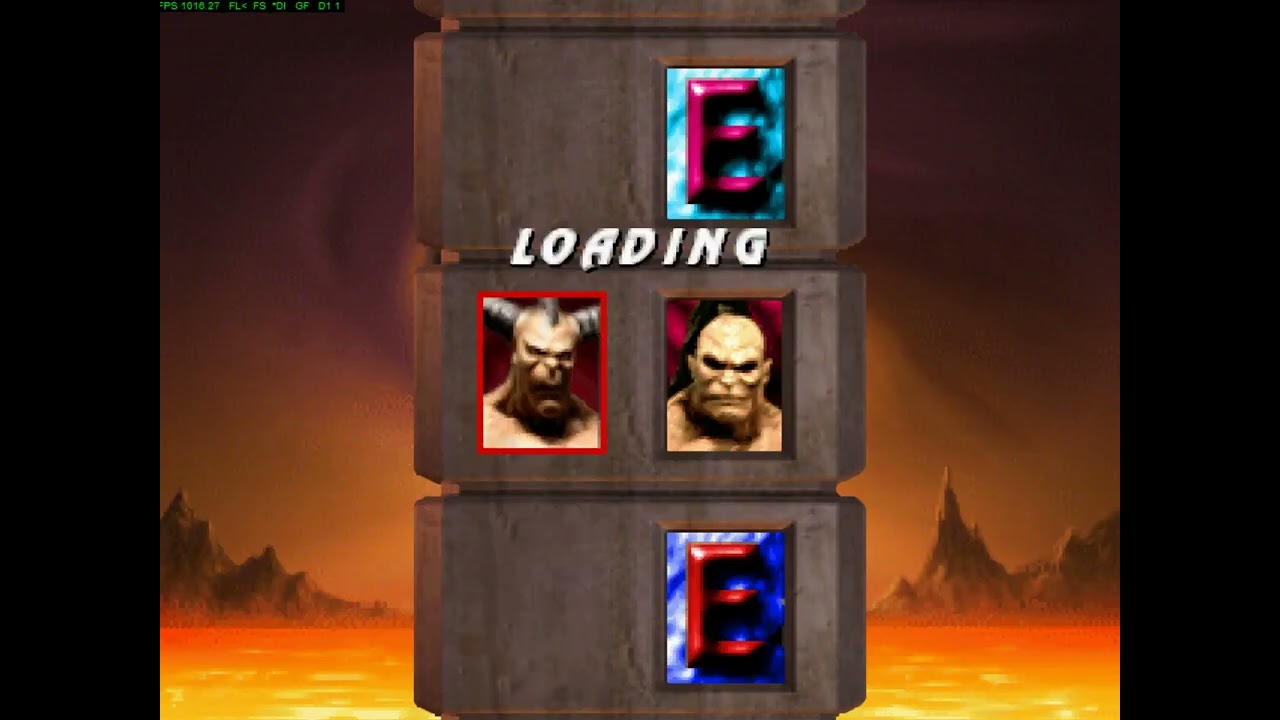 Mortal Kombat Trilogy (PS1) Playthrough - Motaro - Hardest Difficulty - No Continues