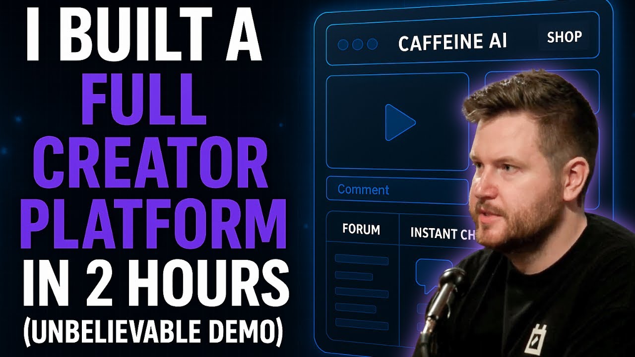 Caffeine AI изменил всё для создателей контента (демоверсия + новое обновление)